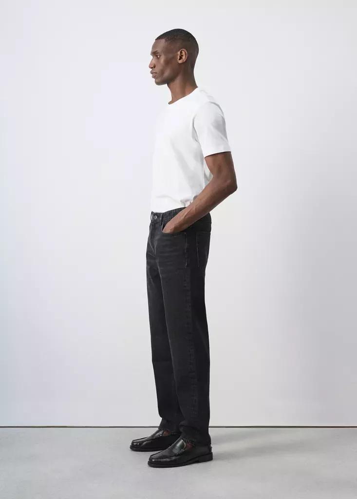 Black Denim Bob Regular-Fit Jeans, , large image number 5