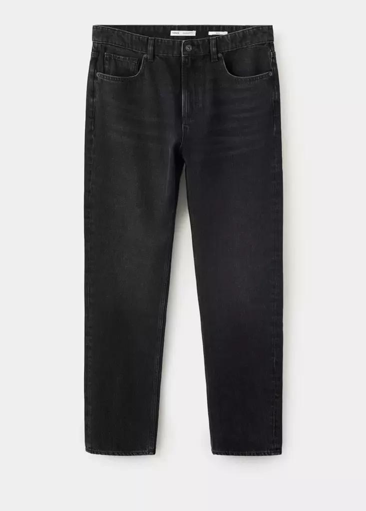 Black Denim Bob Regular-Fit Jeans, , large image number 6