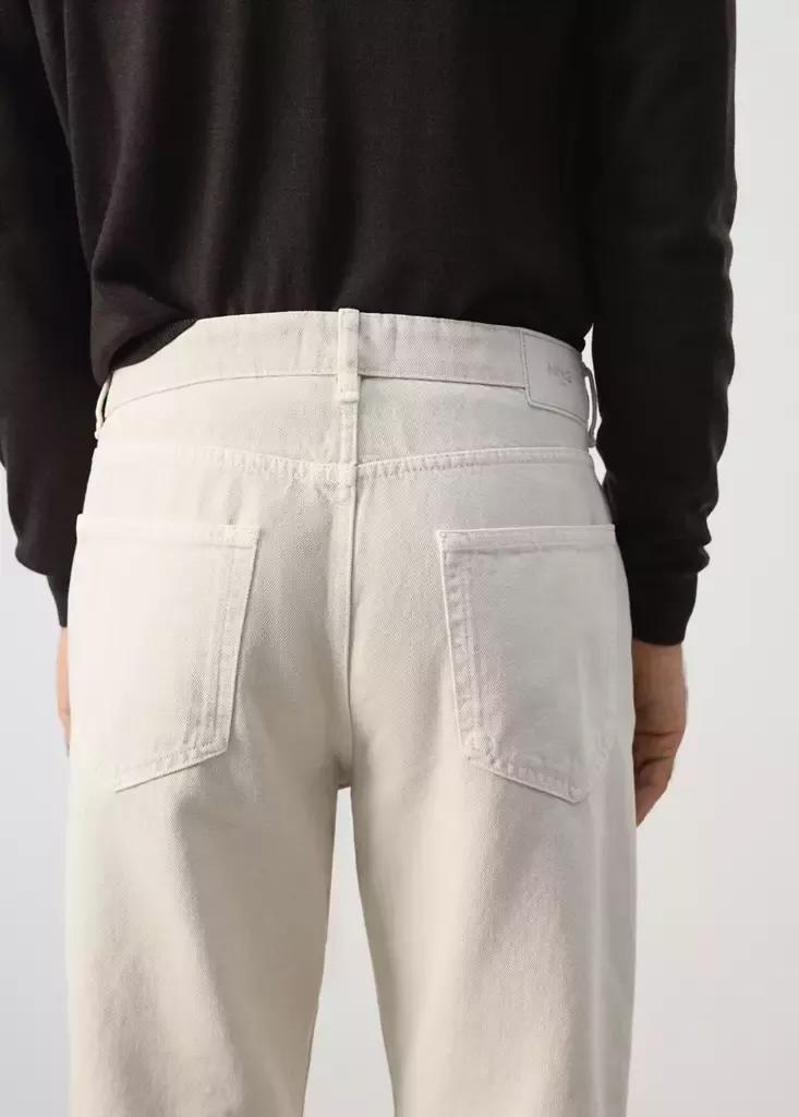 Grey Bob Regular-Fit Jeans, , large image number 4