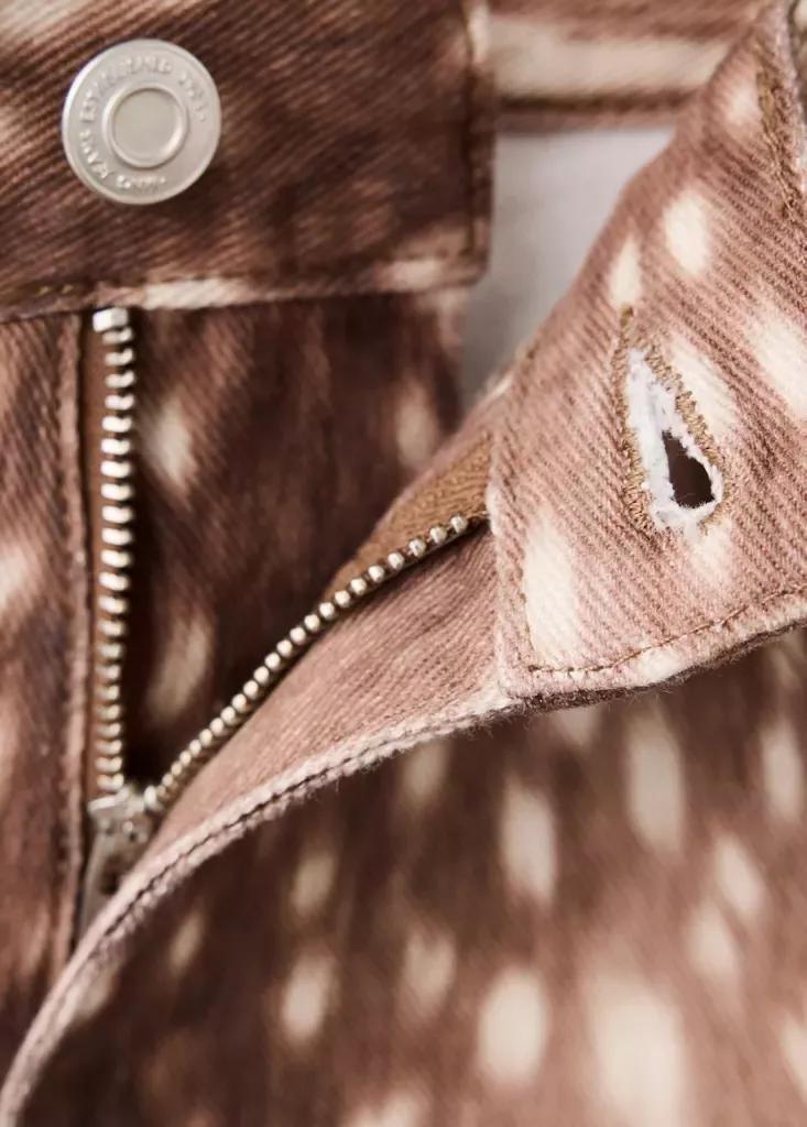 Brown Bambi Balloon Jeans, Dark Brown, large image number 7