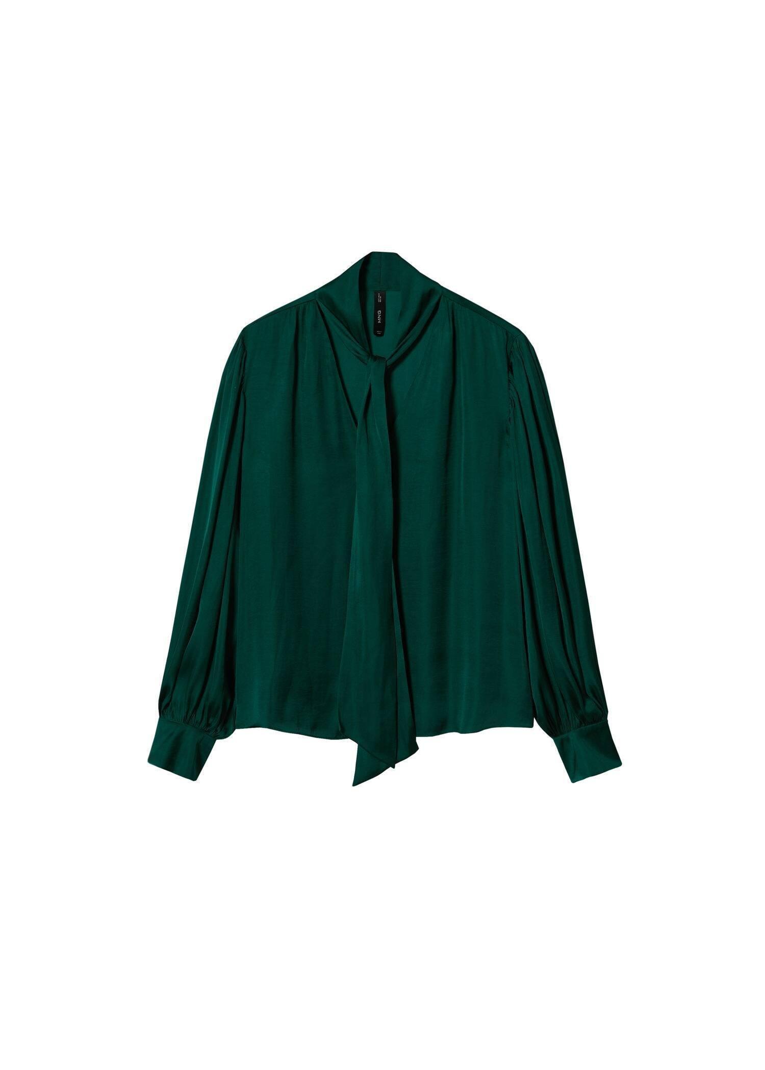 Green Lace Flowy Blouse, , large image number 7
