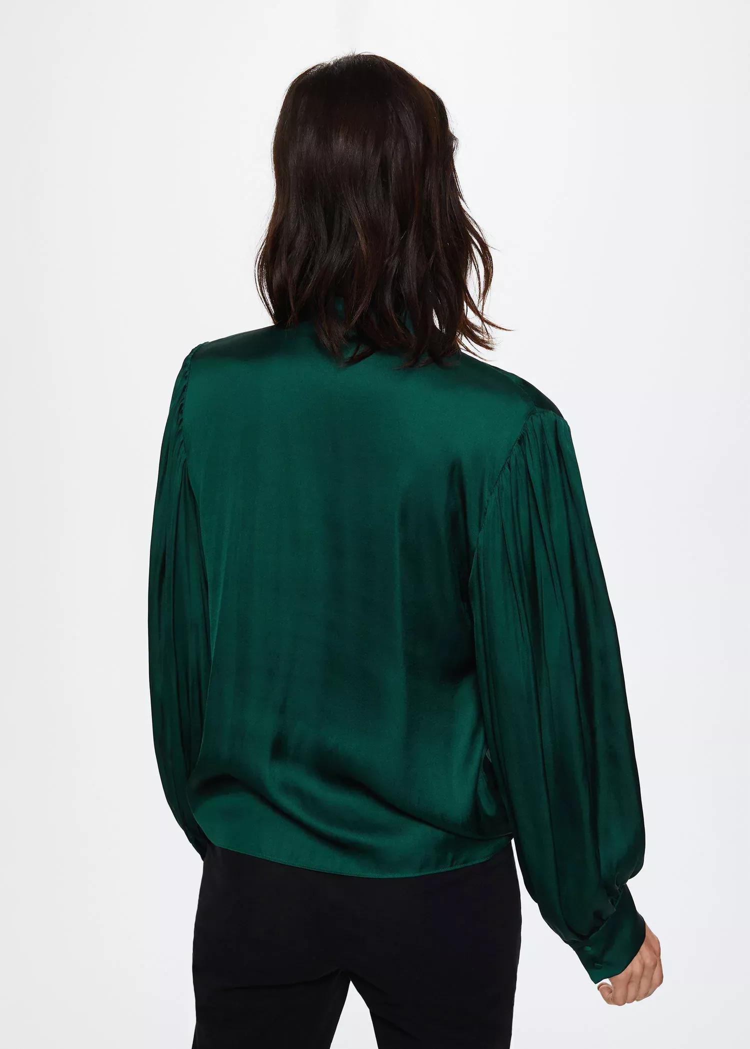 Green Lace Flowy Blouse, , large image number 8