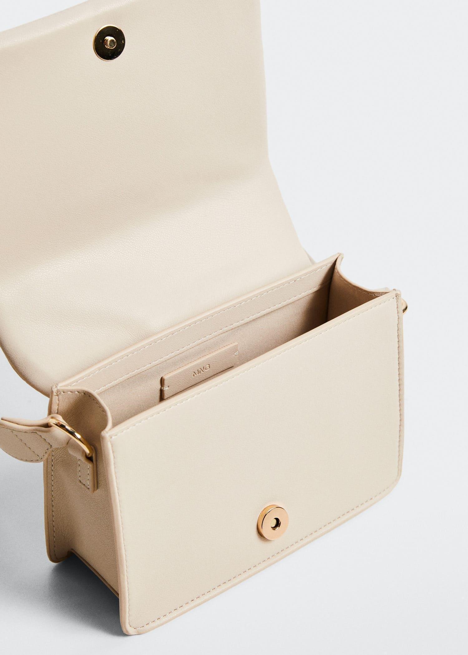 White Buckle Cross-Body Bag, , large image number 3