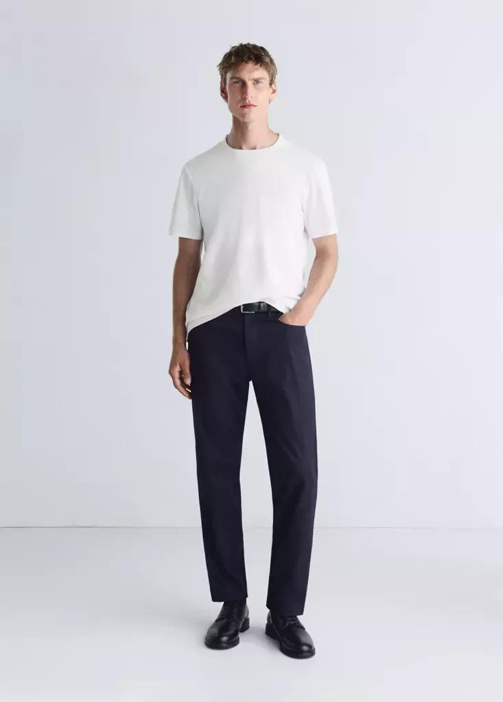 White Regular-Fit Thermolite T-Shirt, Natural White, medium
