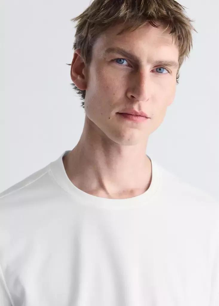 White Regular-Fit Thermolite T-Shirt, Natural White, large image number 3
