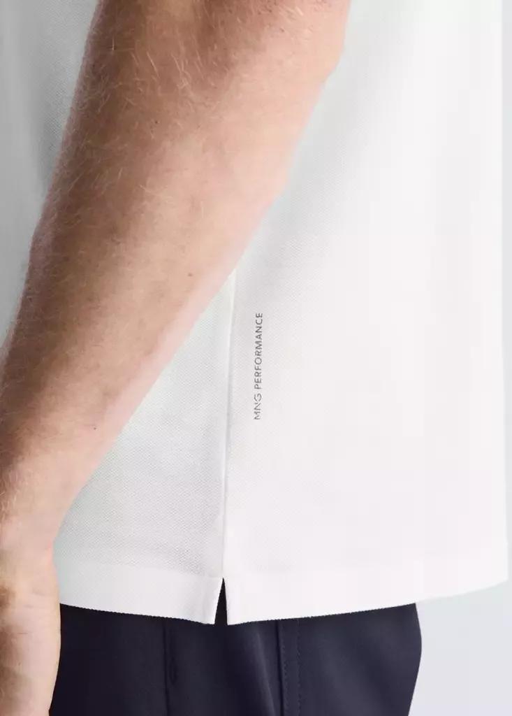 White Regular-Fit Thermolite T-Shirt, Natural White, large image number 4