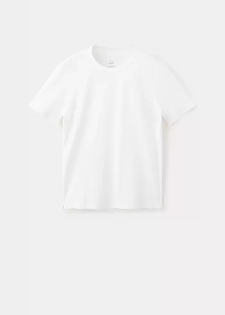 White Regular-Fit Thermolite T-Shirt, Natural White, large image number 6