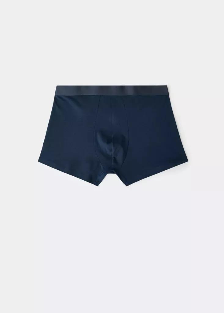 MEDIUM BLUE Pack of 3 cotton combination briefs, Medium Blue, large image number 8