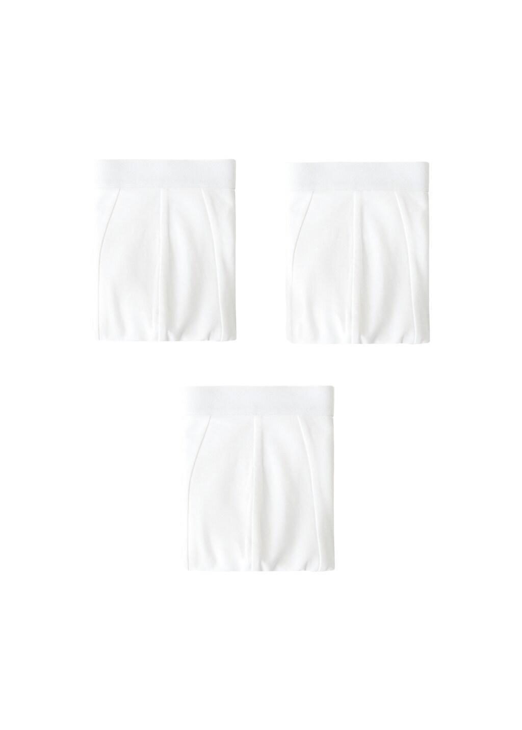 White Cotton Underpants, Set Of 3, White, large image number 2