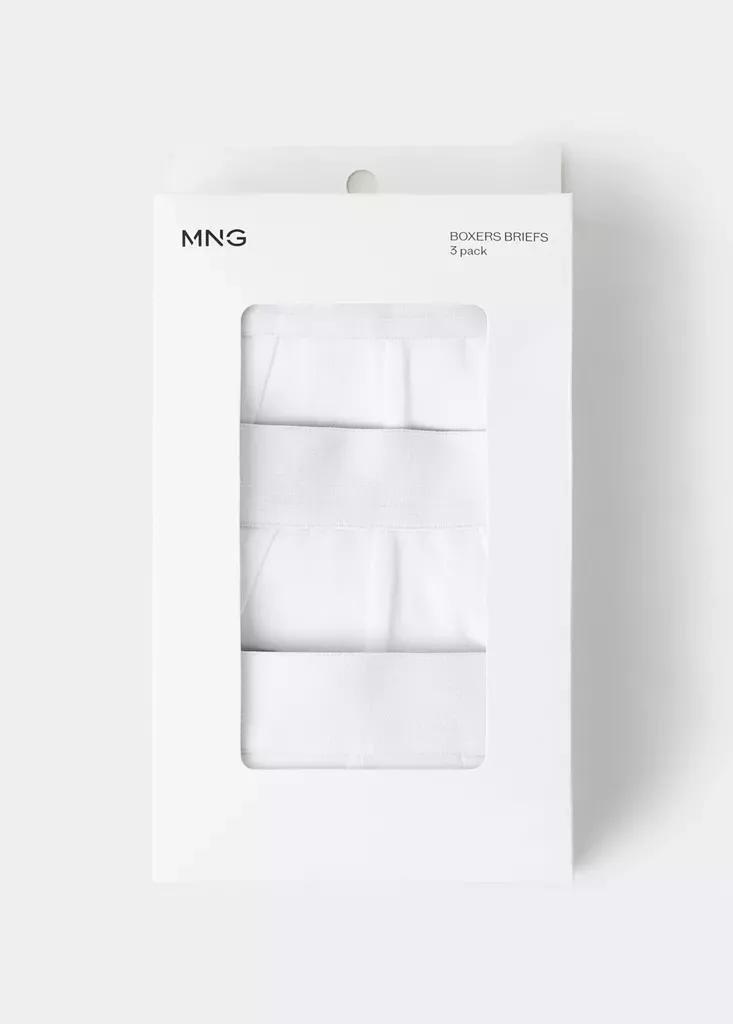 WHITE 3-pack cotton underpants, White, large image number 6