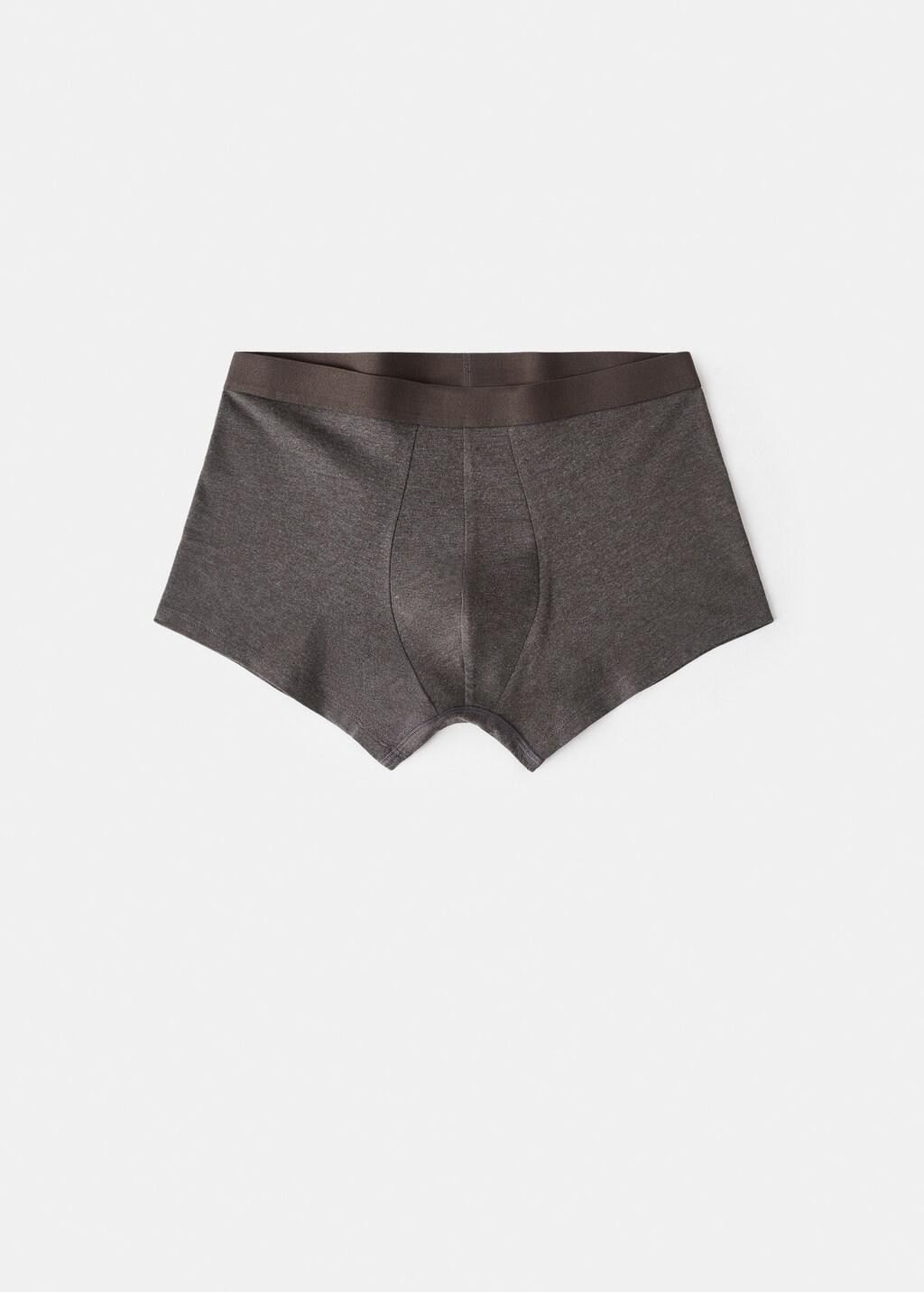 Brown Cotton Combination Briefs, Set Of 3, Brown, large image number 0