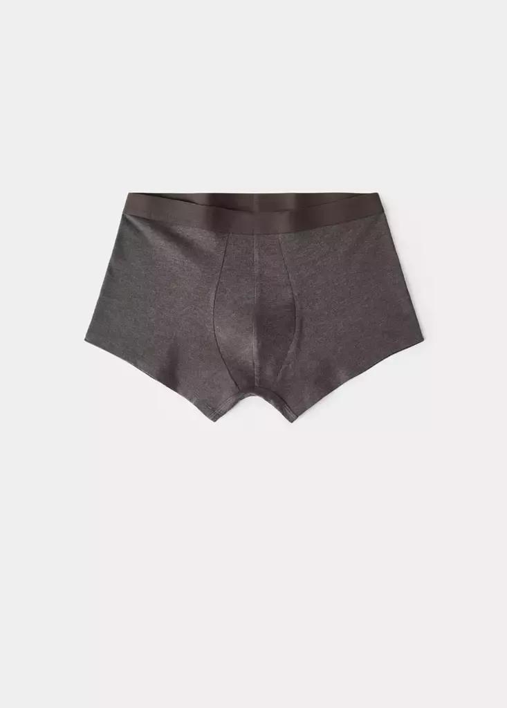 Brown Cotton Combination Briefs, Set Of 3, Brown, large image number 7