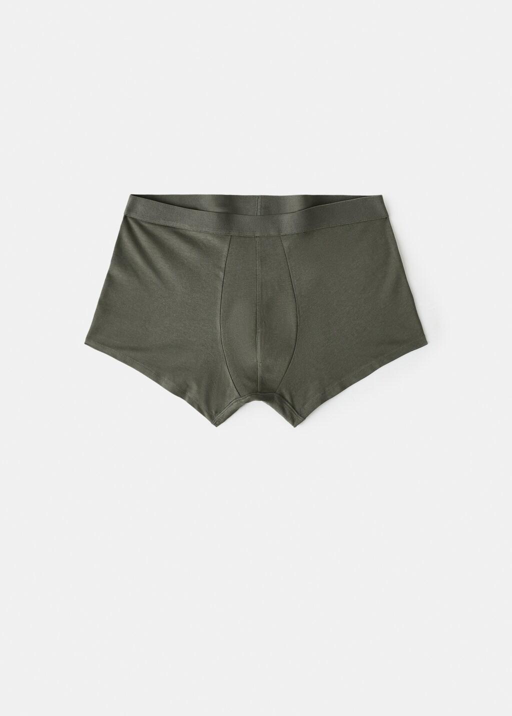Khaki Cotton Underpants, Set Of 3, Beige - Khaki, large image number 2