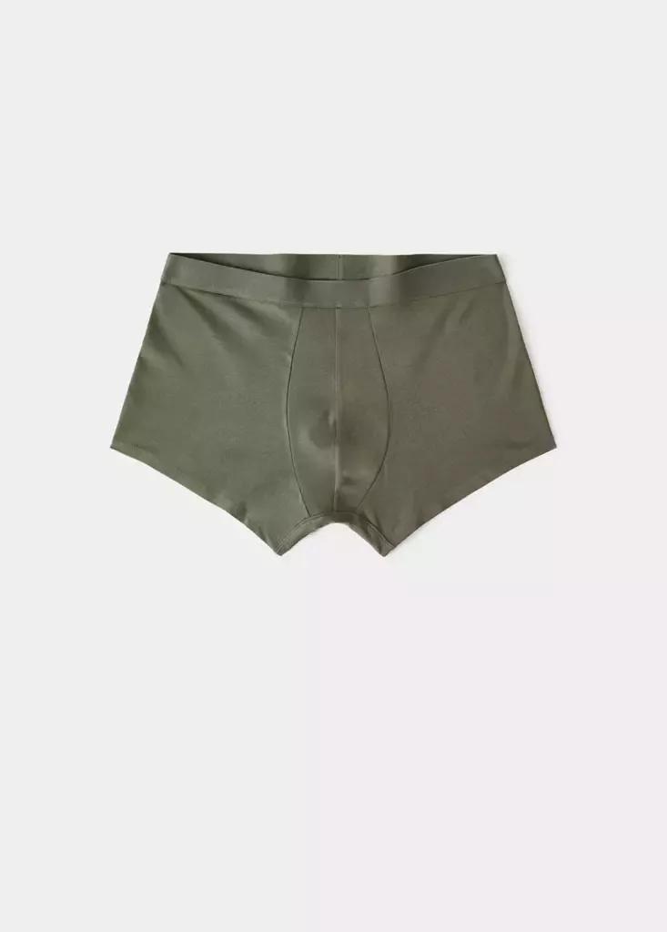 Khaki Cotton Underpants, Set Of 3, Beige - Khaki, large image number 7