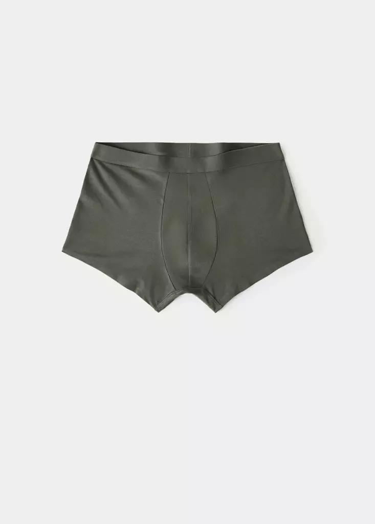 Khaki Cotton Underpants, Set Of 3, Beige - Khaki, large image number 8