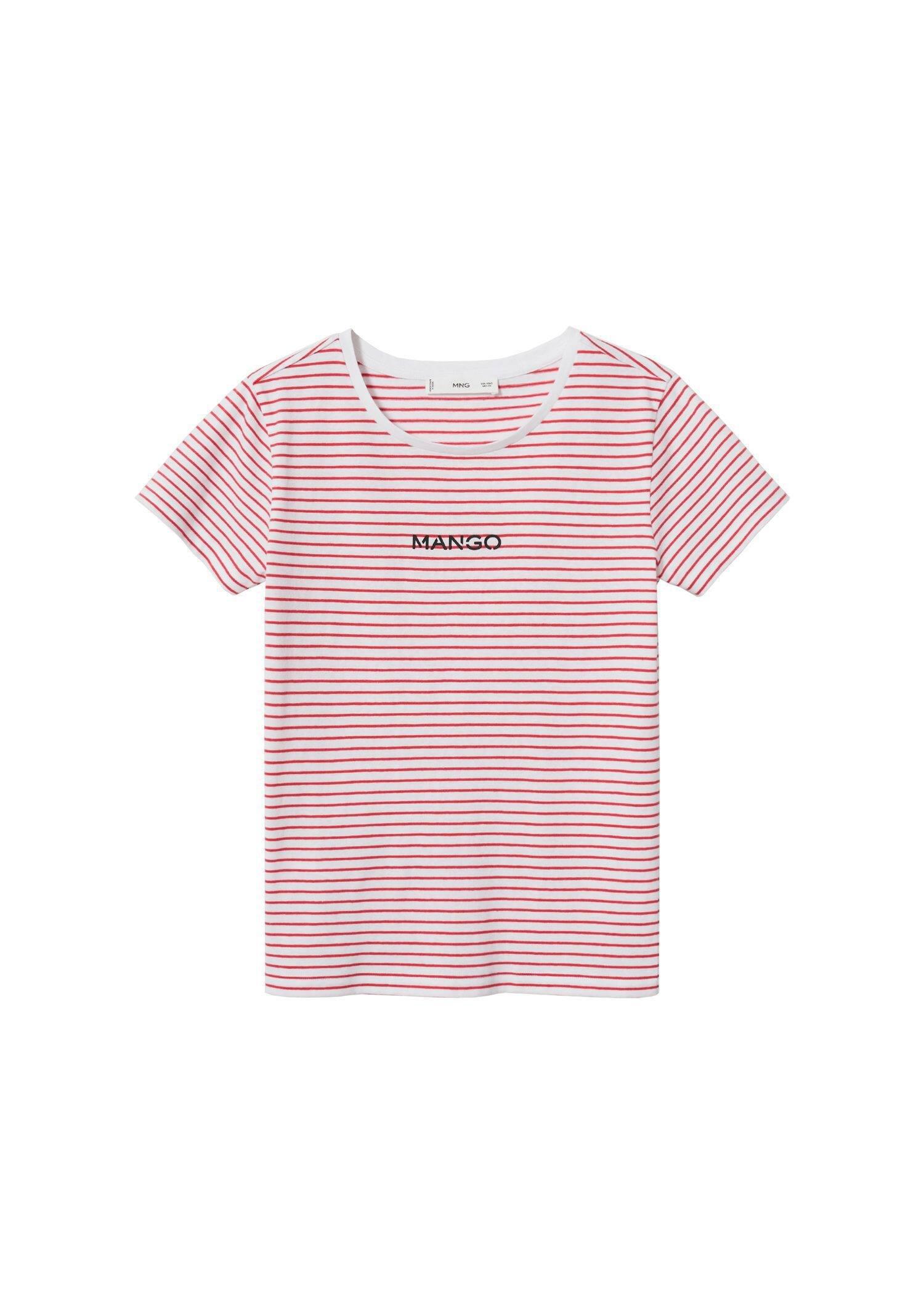 red Metallic logo T-shirt, , large image number 4