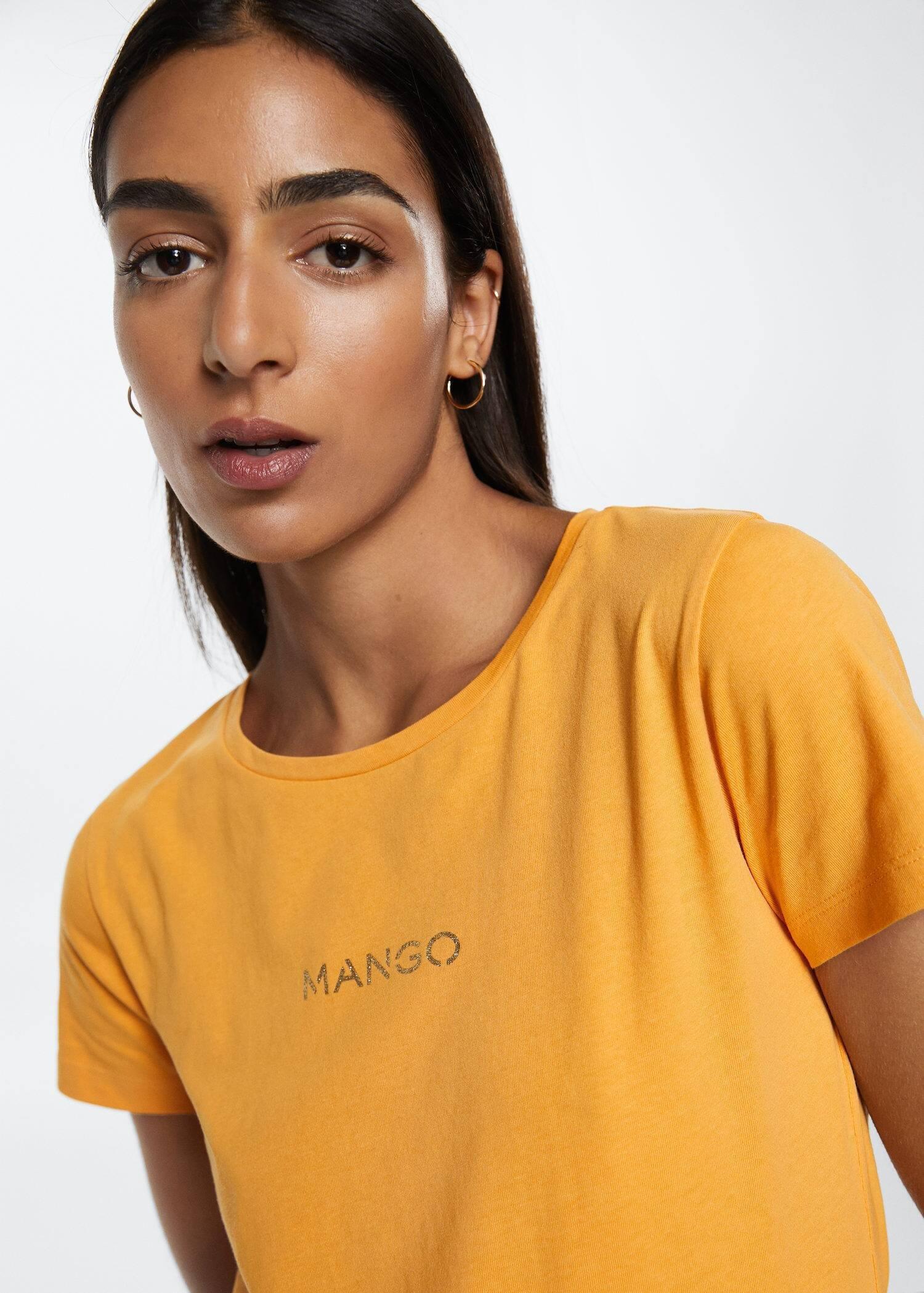  Yellow Metallic Logo T-Shirt, , large image number 0