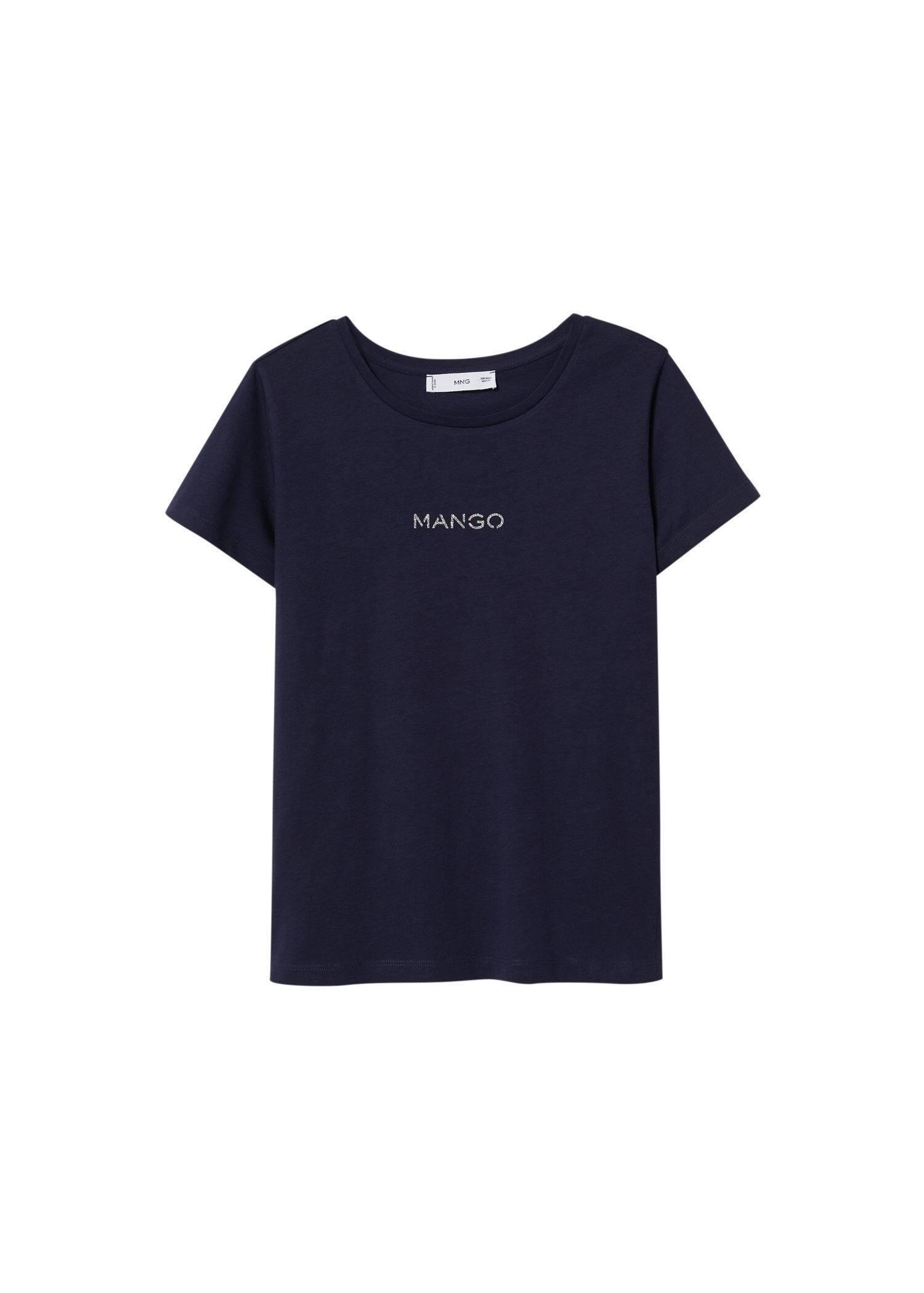 Navy Metallic Logo T-Shirt, , large image number 2