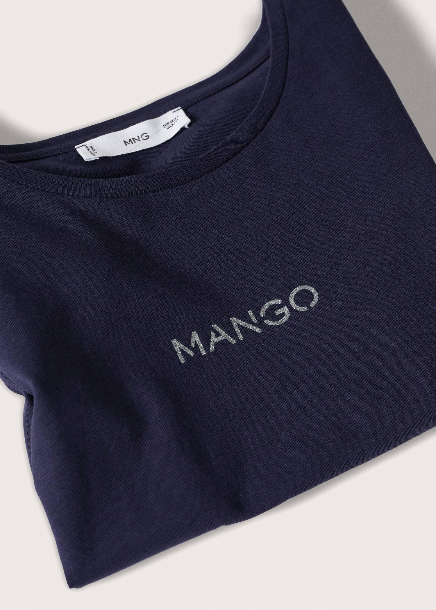 Navy Metallic Logo T-Shirt, , large image number 3