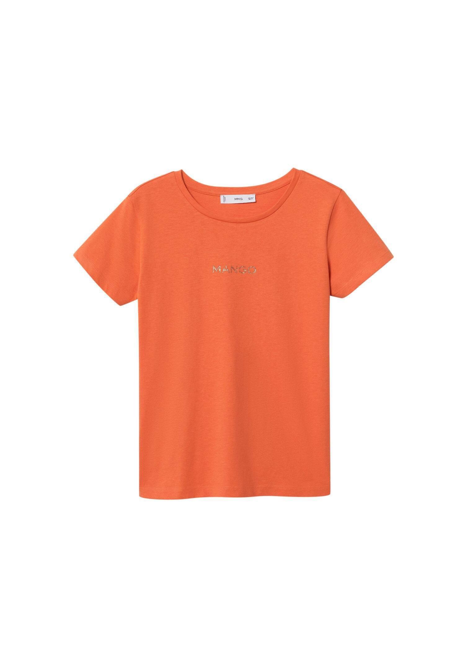 red Metallic logo T-shirt, , large image number 1