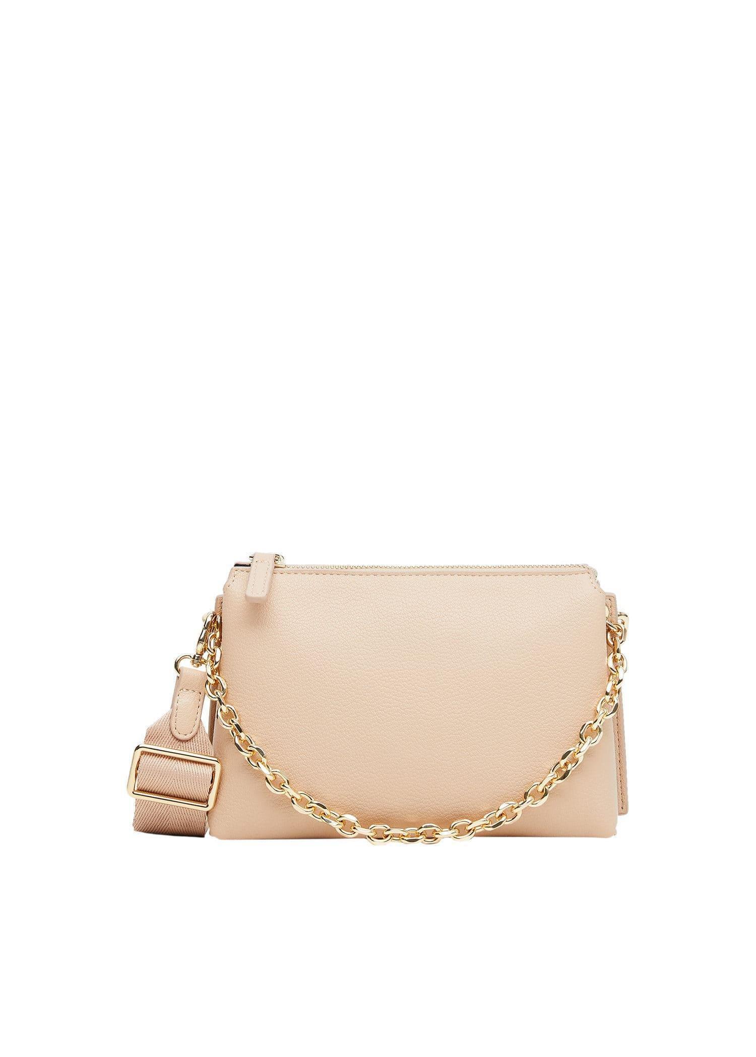 lt-pastel pink Crossbody bag with chain, , large image number 0