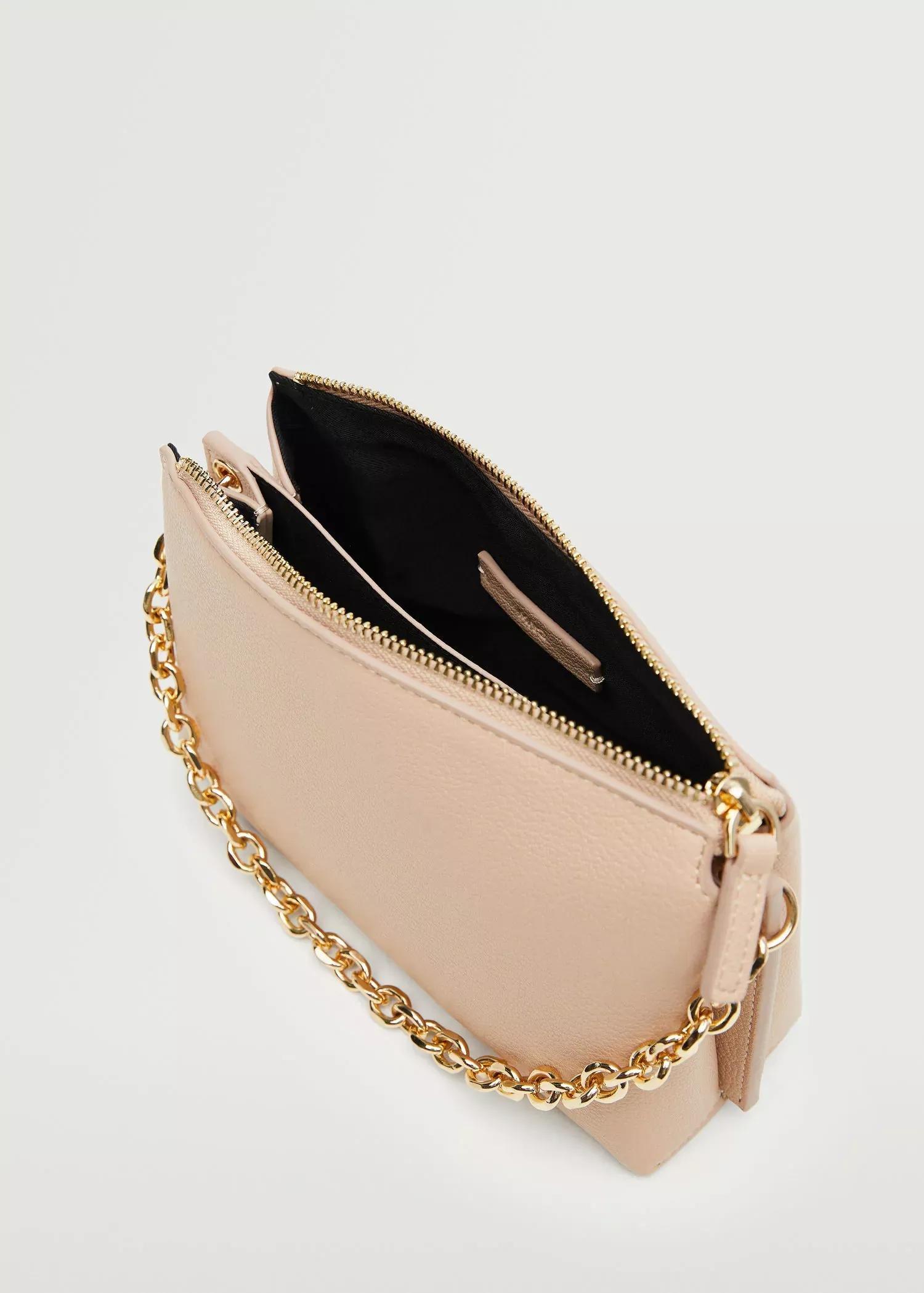 lt-pastel pink Crossbody bag with chain, , large image number 2