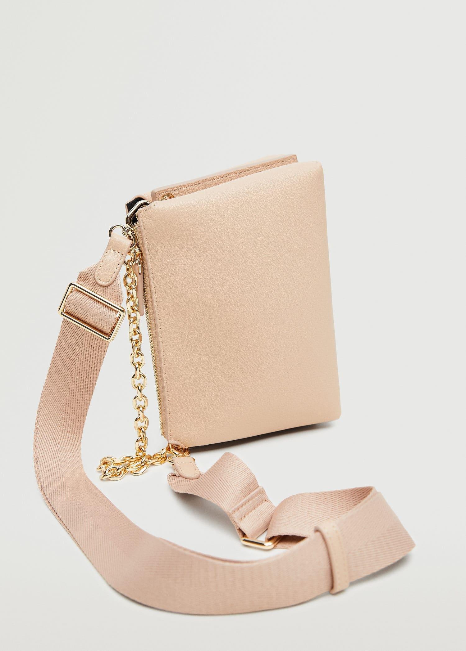 lt-pastel pink Crossbody bag with chain, , large image number 3