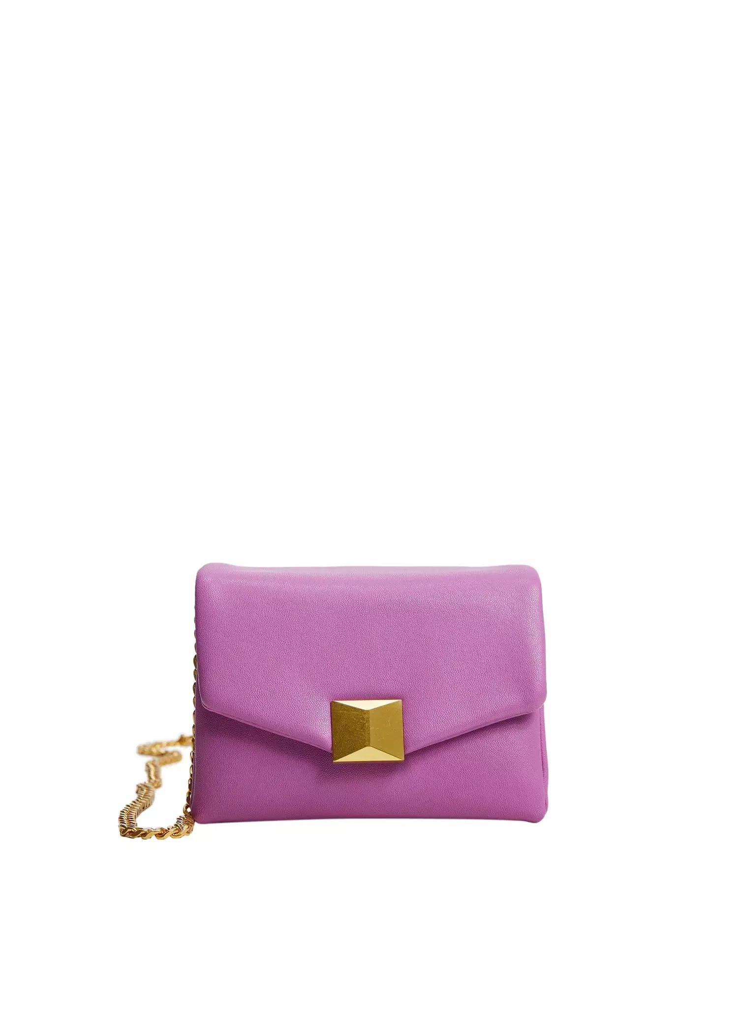 purple Flap chain bag, , large image number 0