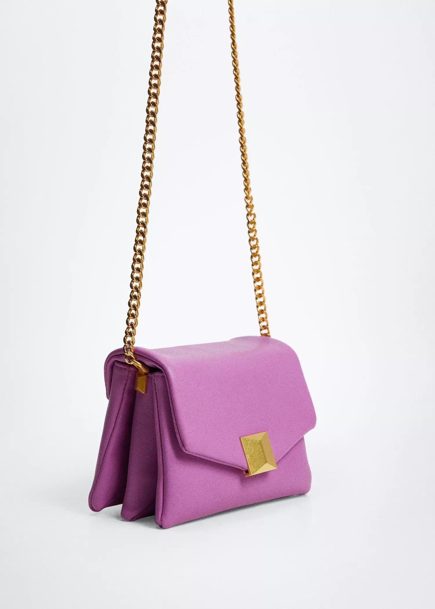purple Flap chain bag, , large image number 2