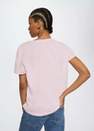 Mango - lt-pastel pink V-neck T-shirt