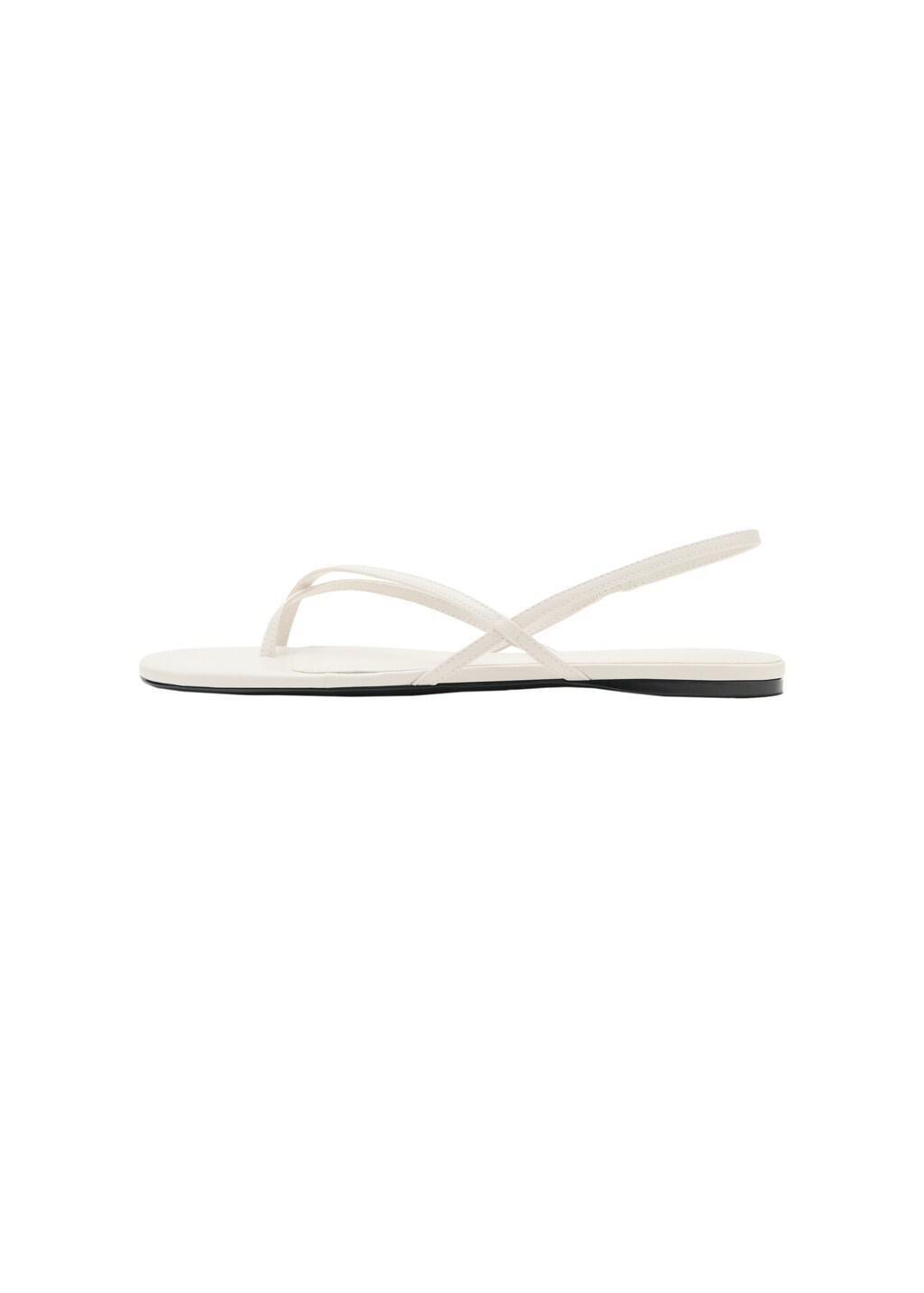 Beige Criss-Cross Straps Sandals, Light Beige, large image number 3