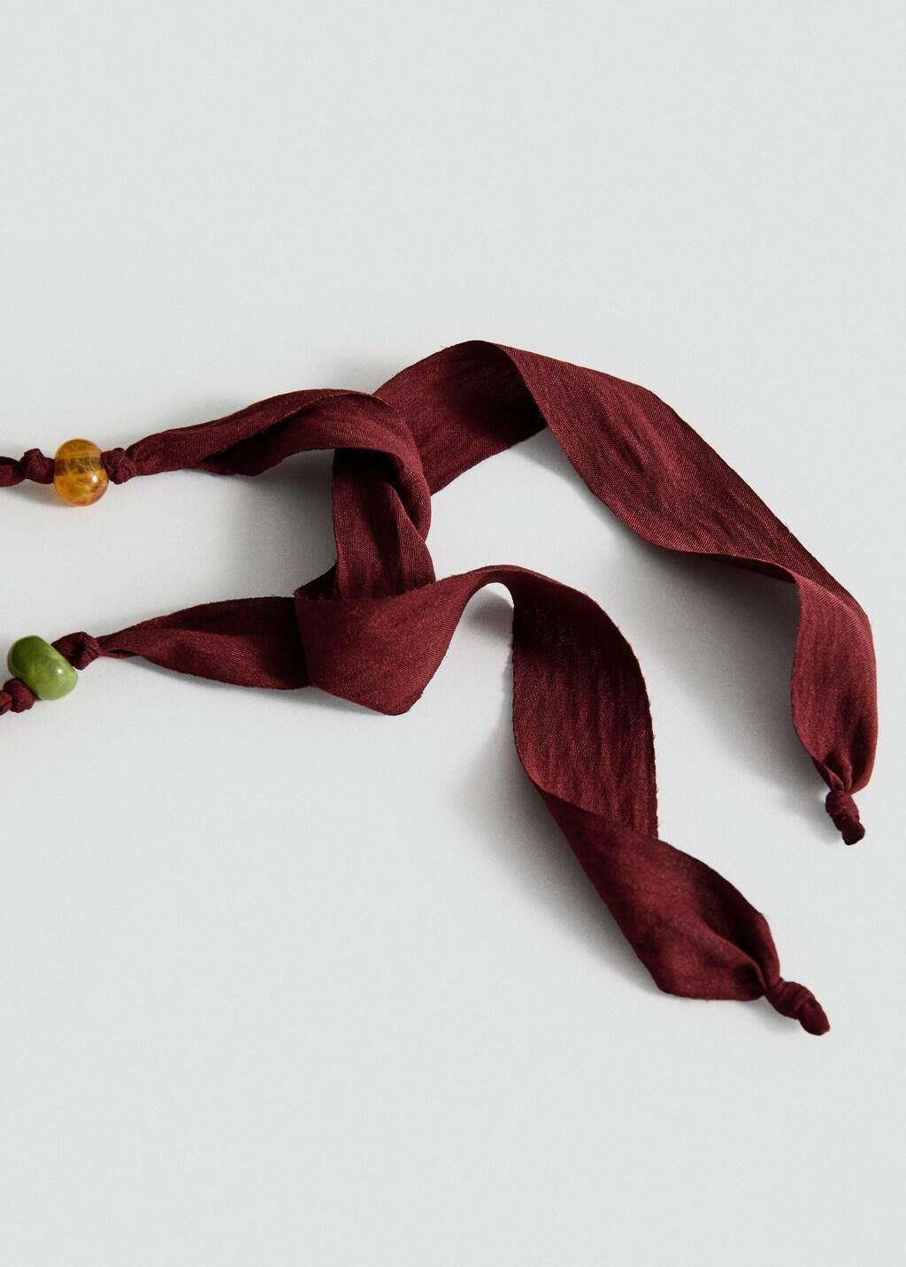Gold Bead Necklace With Sun Detail, 0201_OR, medium