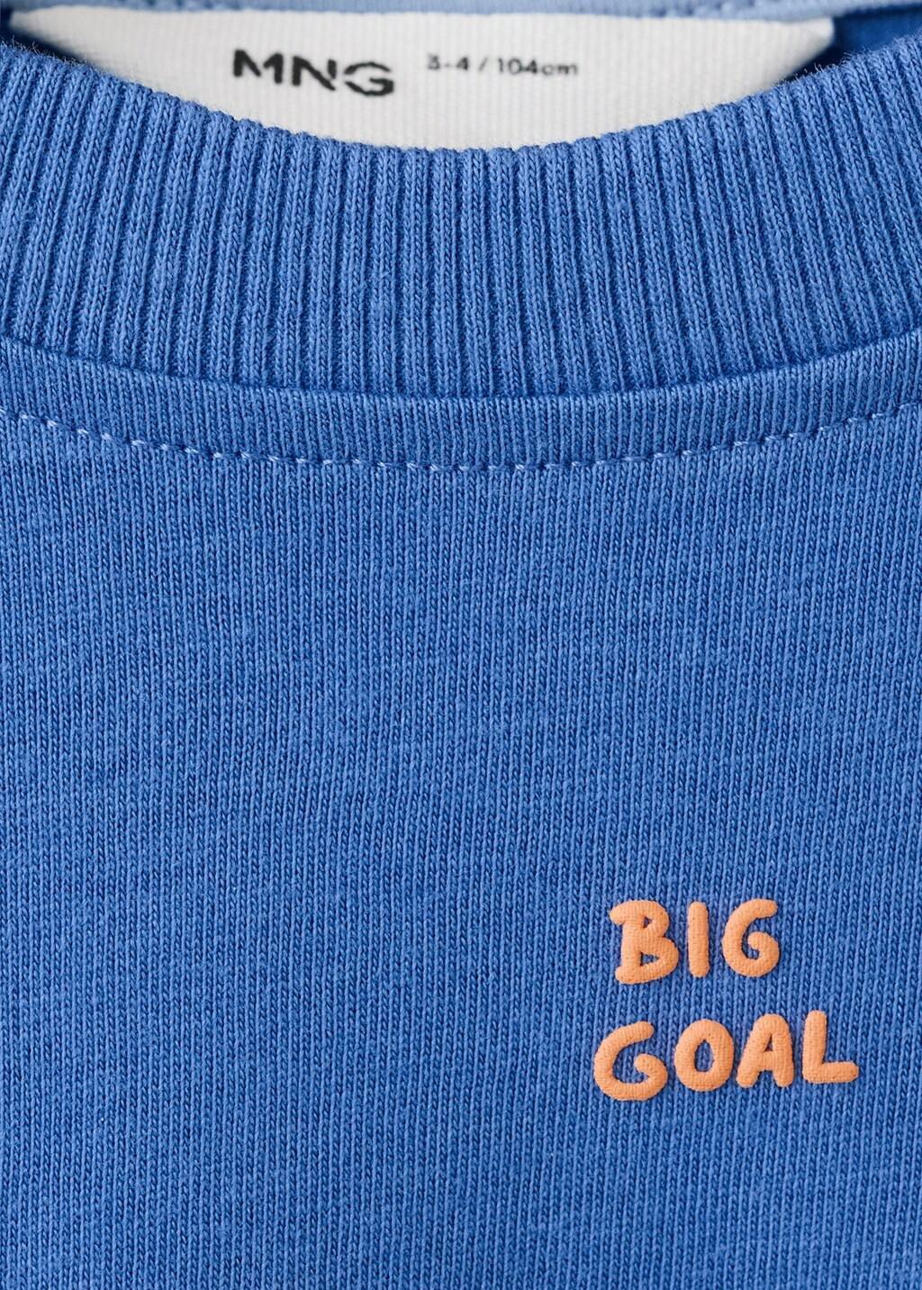 Blue Football Shirt With Pocket Detail, Baby Boy, Medium Blue, large image number 4