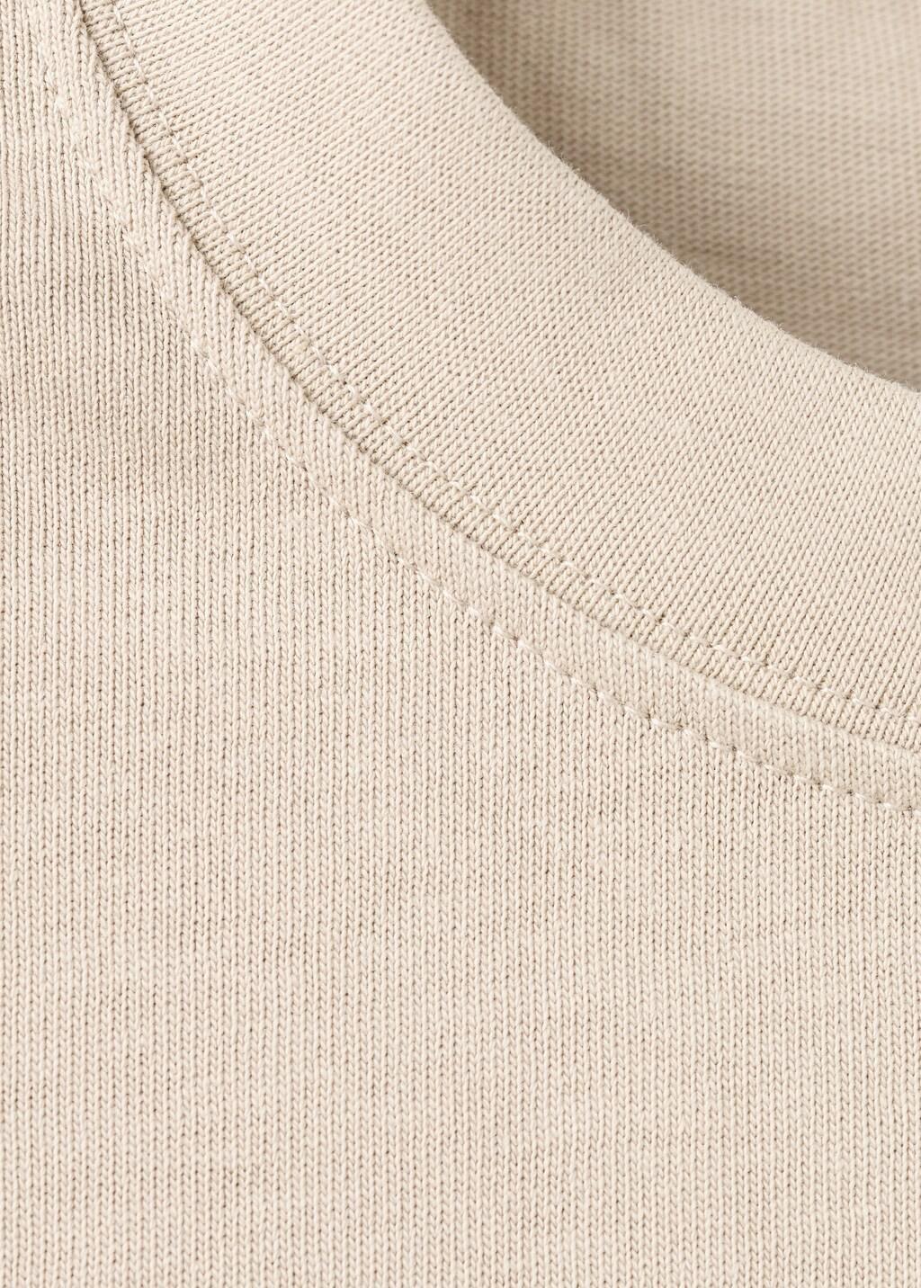 Brown Relaxed Fit T-Shirt 260Gsm, Light Pastel Brown, medium