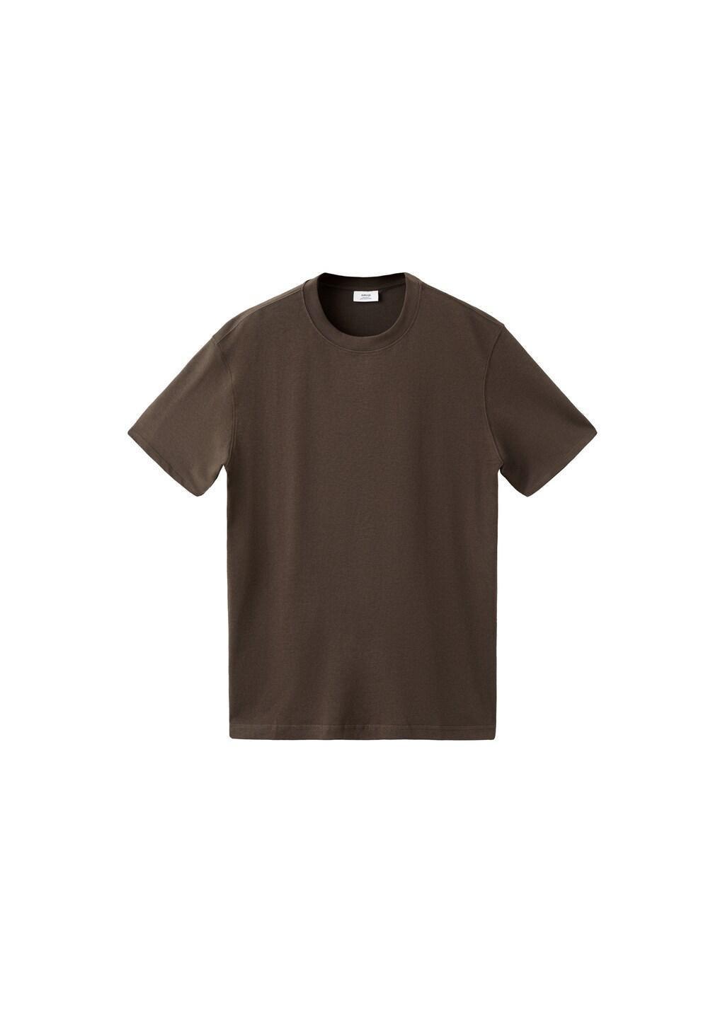 Brown Relaxed Fit T-Shirt 260Gsm, Brown, large image number 6