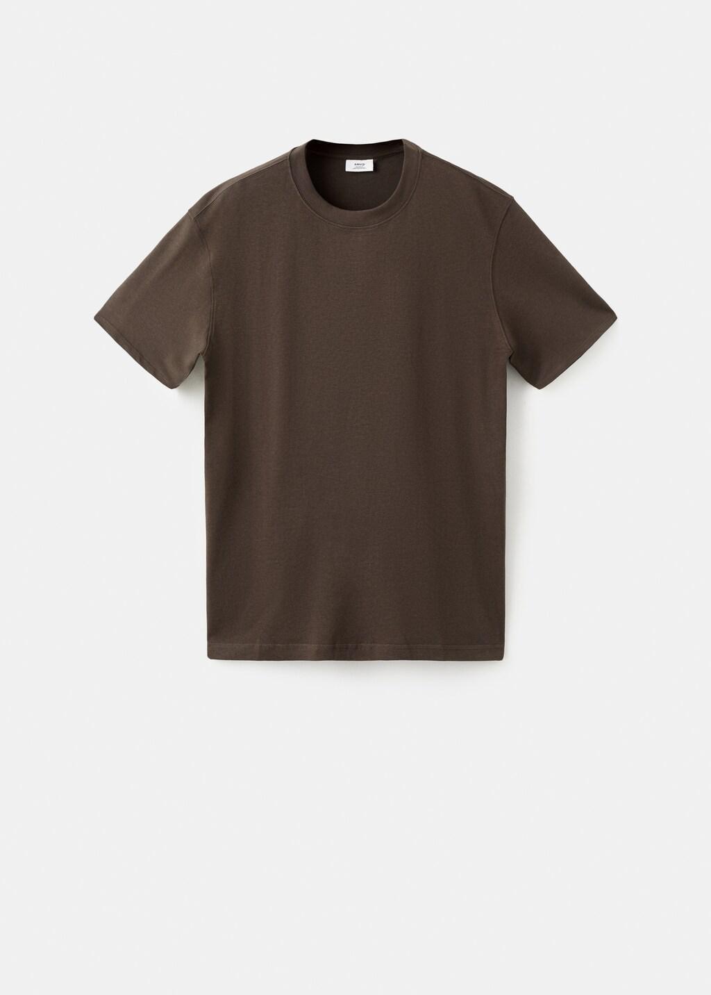 Brown Relaxed Fit T-Shirt 260Gsm, Brown, large image number 7
