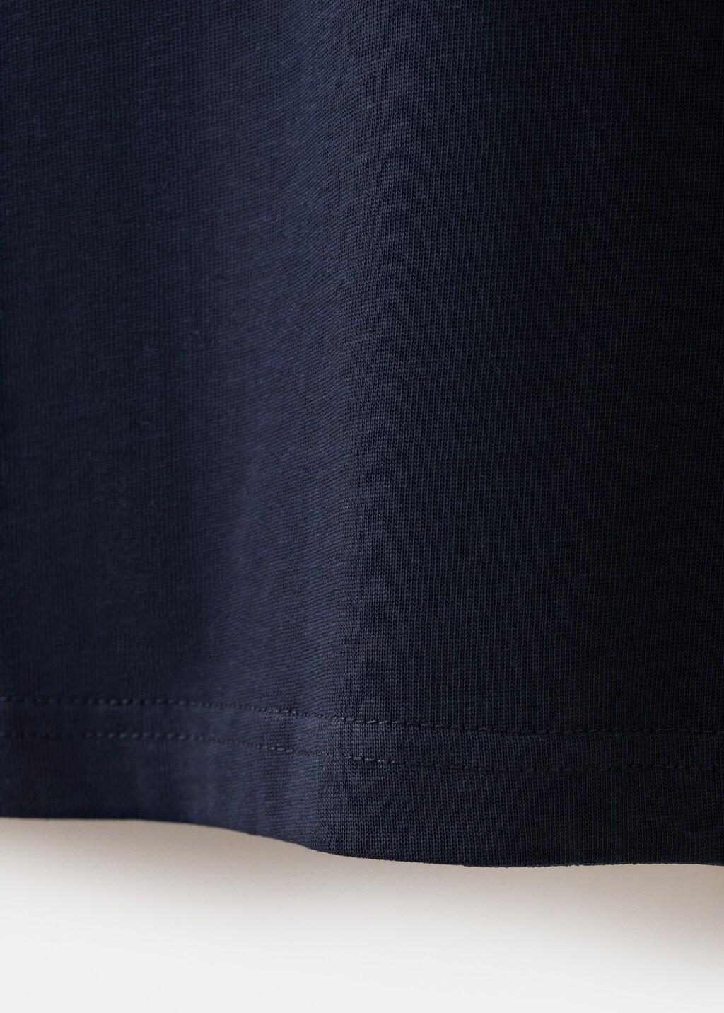 Blue Relaxed Fit T-Shirt 260Gsm, Navy, large image number 5