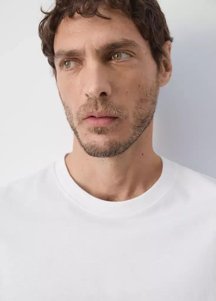 White Slim Fit T-Shirt 180Gsm, White, large image number 2