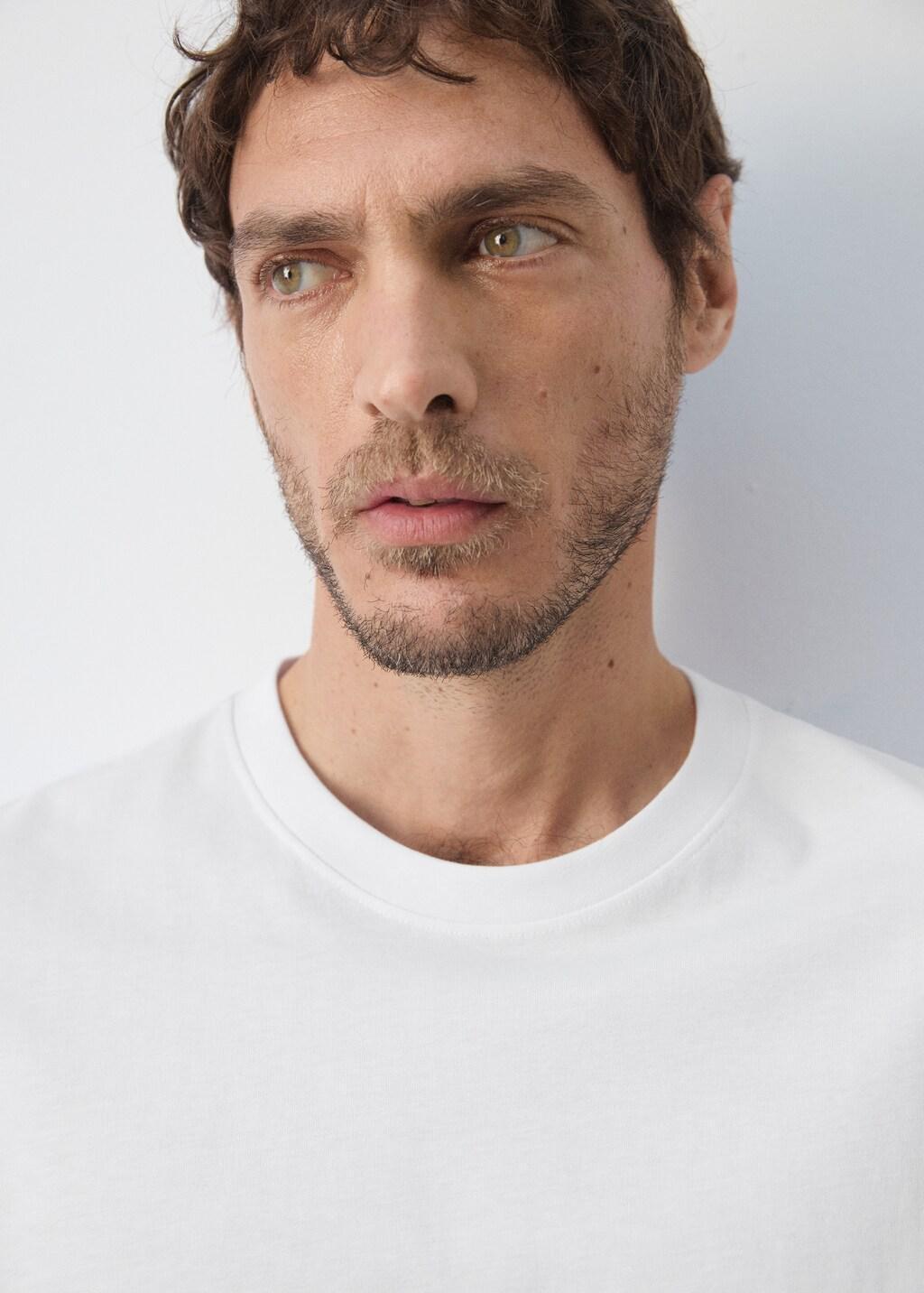 White Slim Fit T-Shirt 180Gsm, White, large image number 3