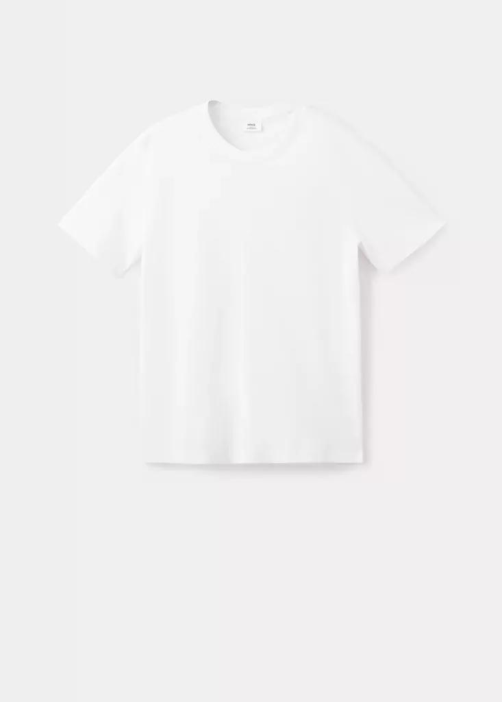 White Slim Fit T-Shirt 180Gsm, White, large image number 8