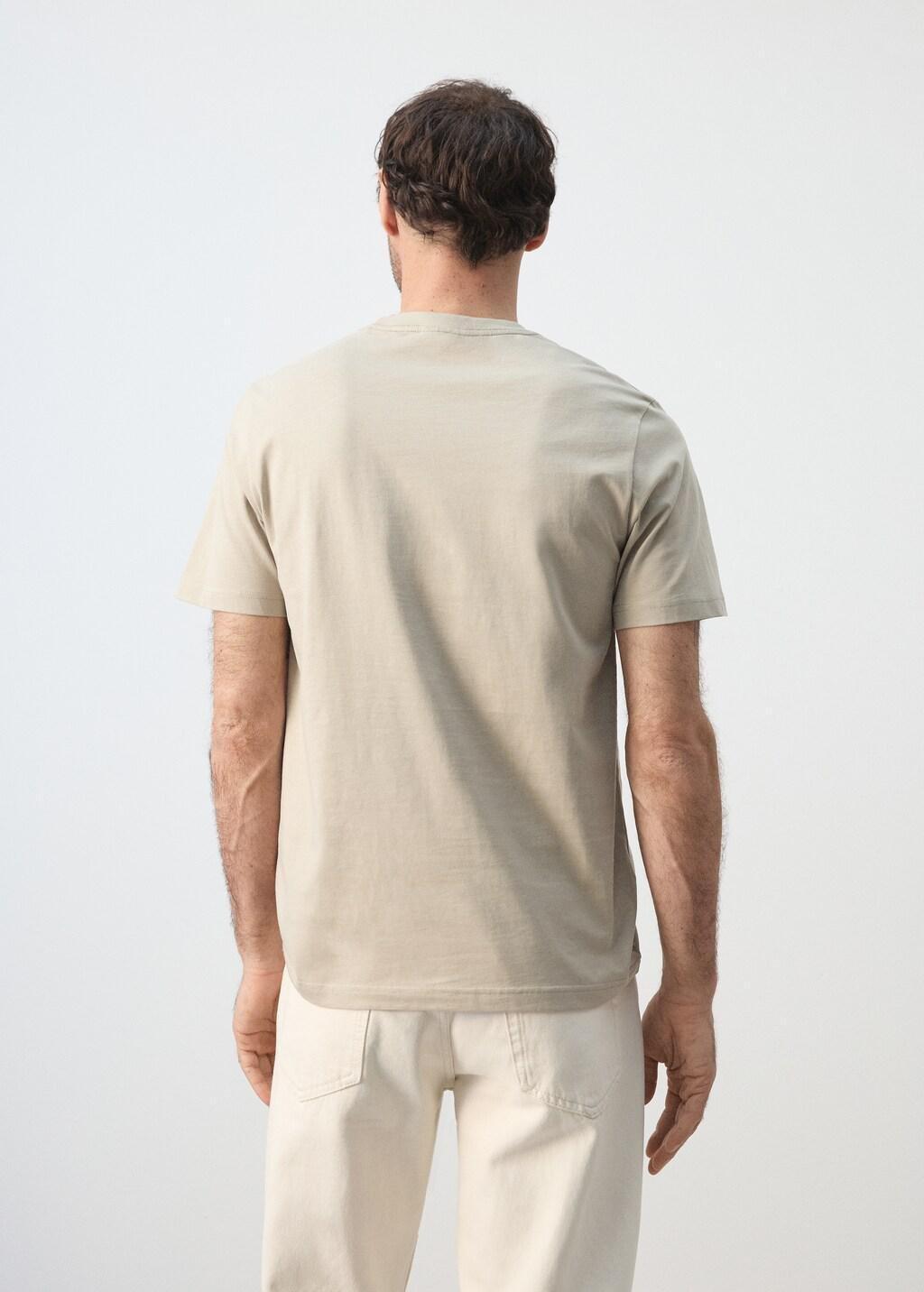 Brown Lt Pastel Slim Fit T-Shirt 180Gsm, Light Pastel Brown, large image number 2