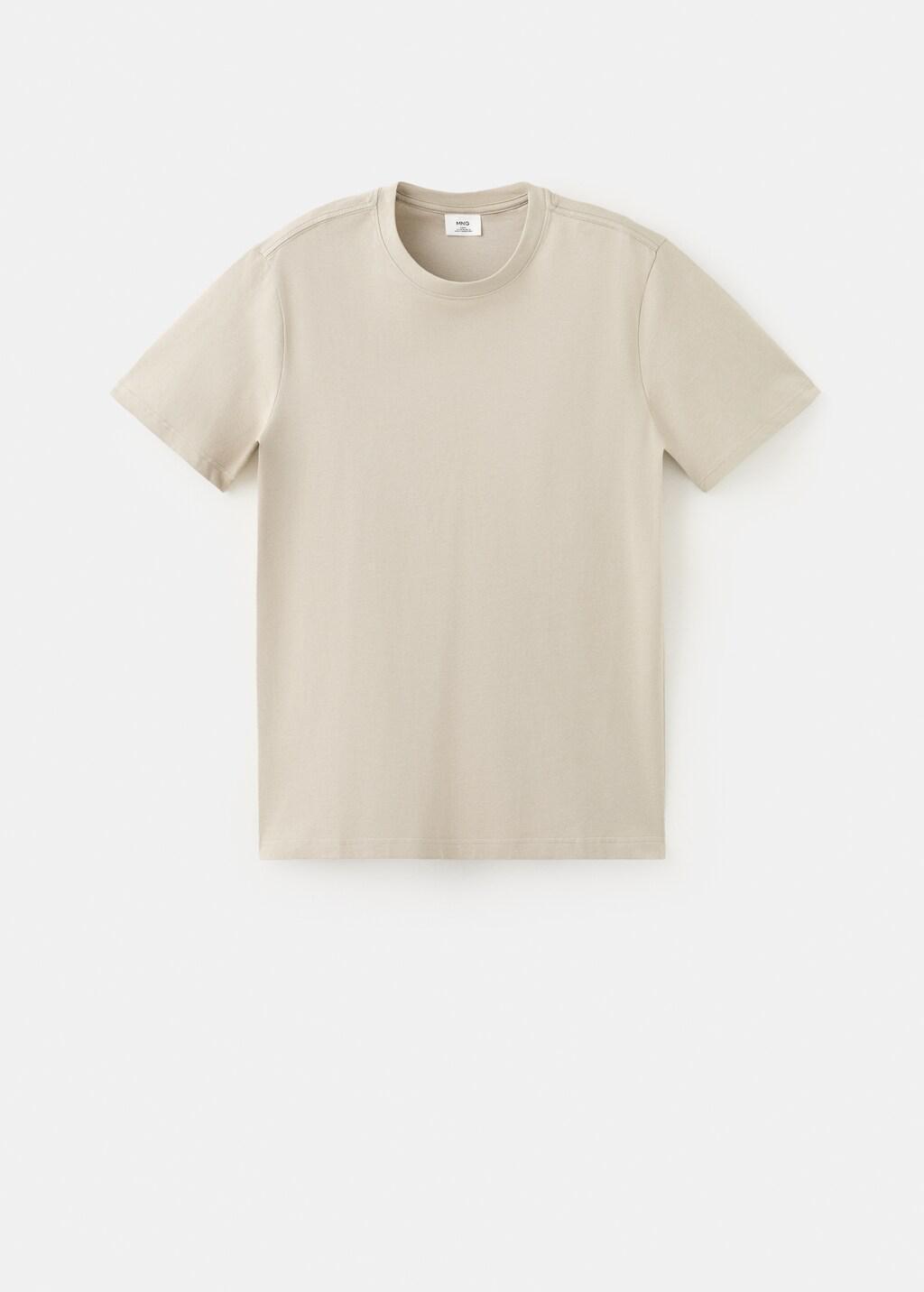 Brown Lt Pastel Slim Fit T-Shirt 180Gsm, Light Pastel Brown, large image number 7