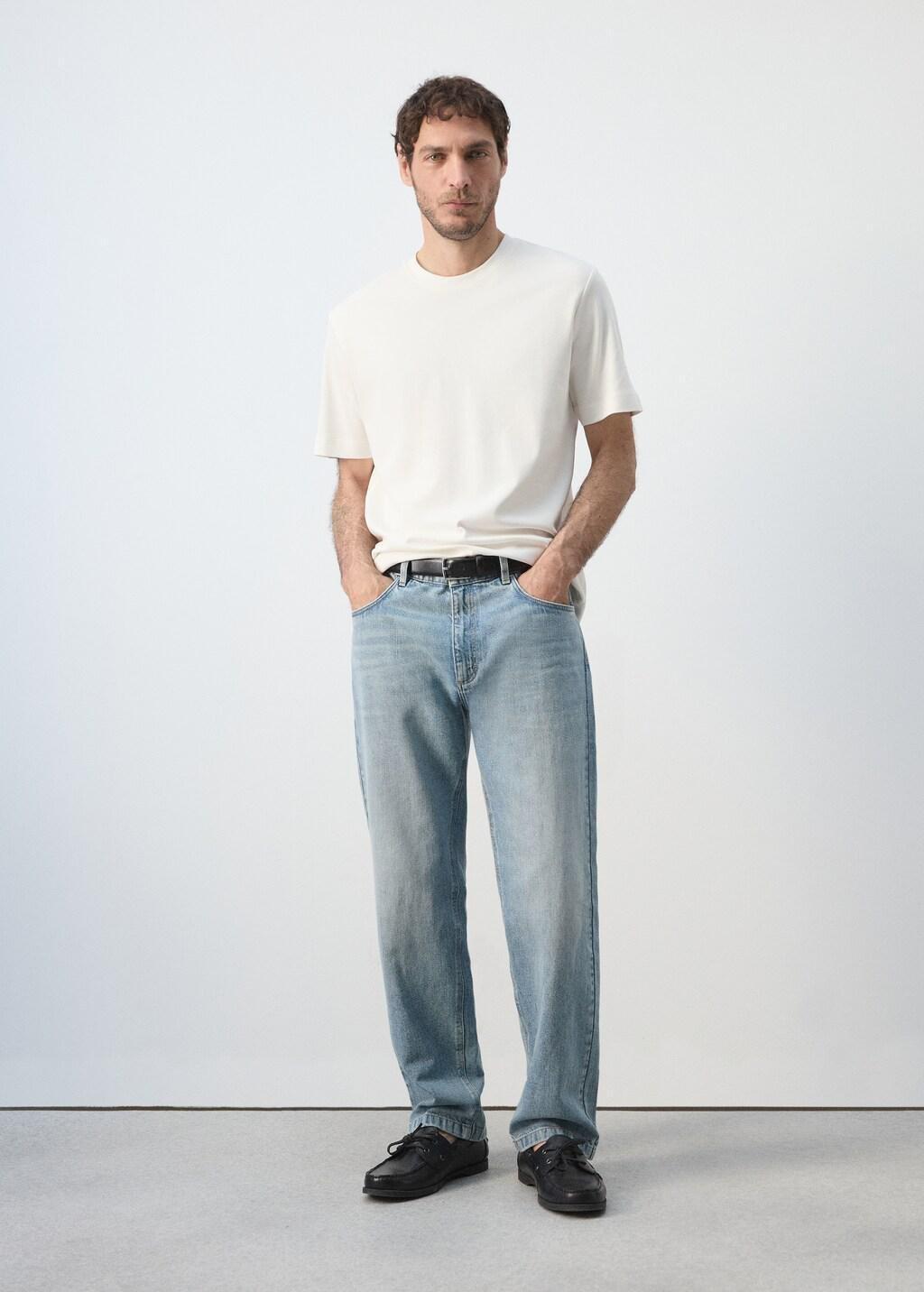 NATURAL WHITE Regular fit T-shirt 200gsm, Natural White, large image number 0