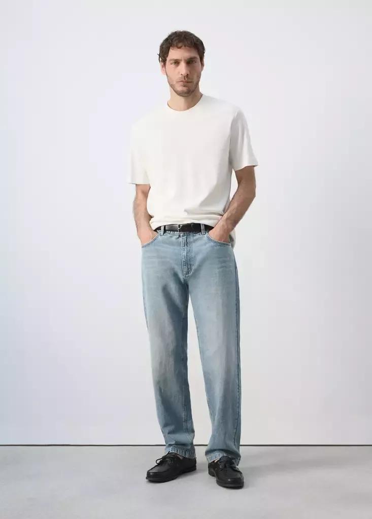 NATURAL WHITE Regular fit T-shirt 200gsm, Natural White, large image number 1