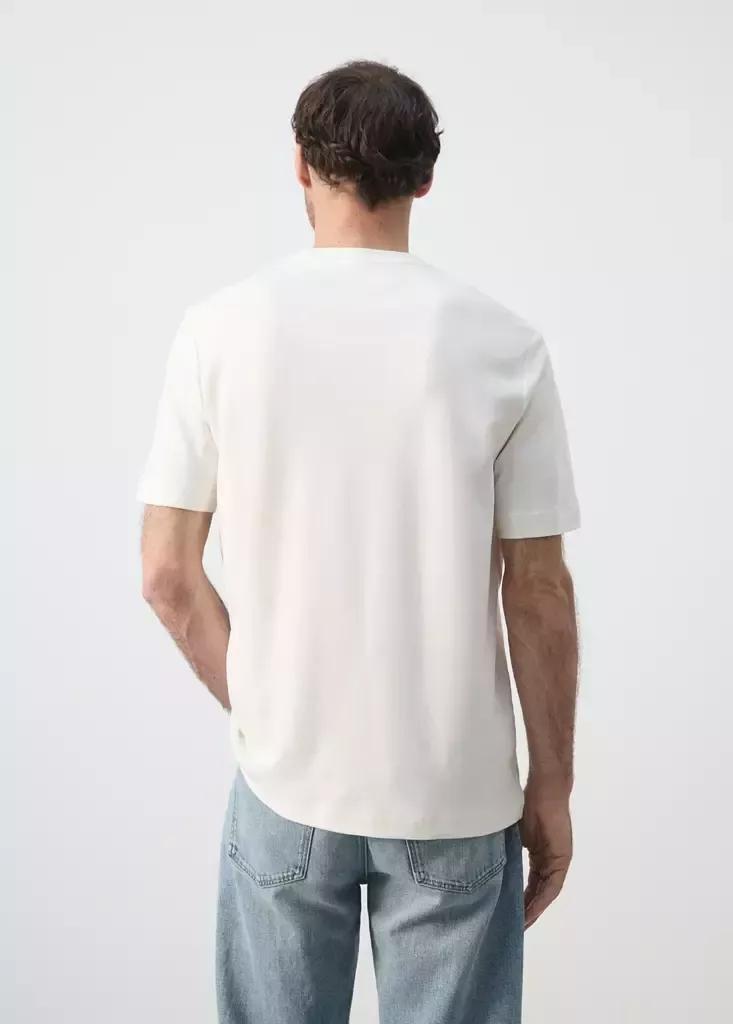 NATURAL WHITE Regular fit T-shirt 200gsm, Natural White, large image number 5