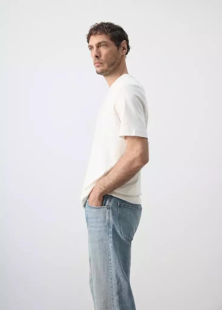 NATURAL WHITE Regular fit T-shirt 200gsm, Natural White, large image number 10