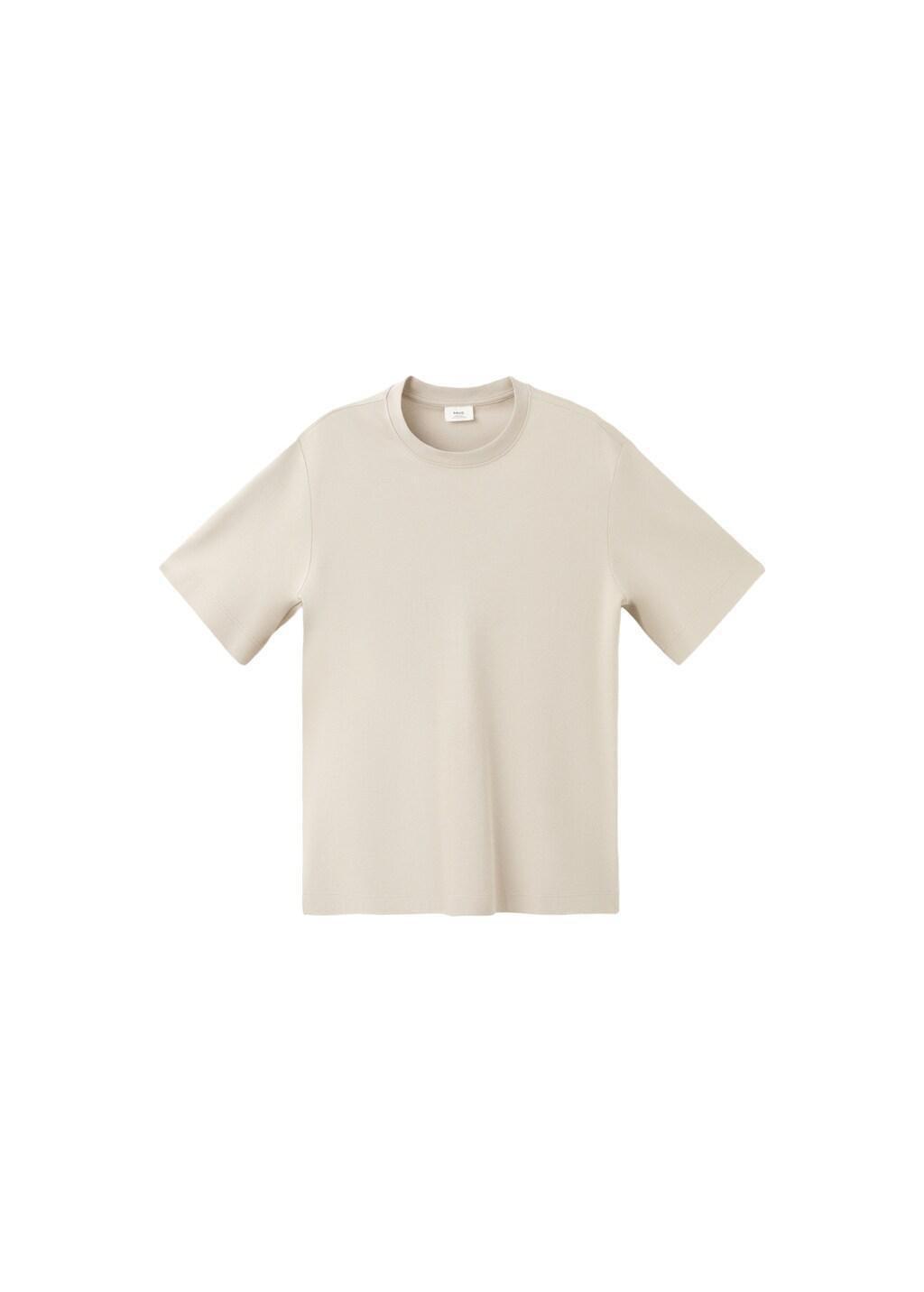 Beige Regular Fit T-Shirt, Light Beige, large image number 6