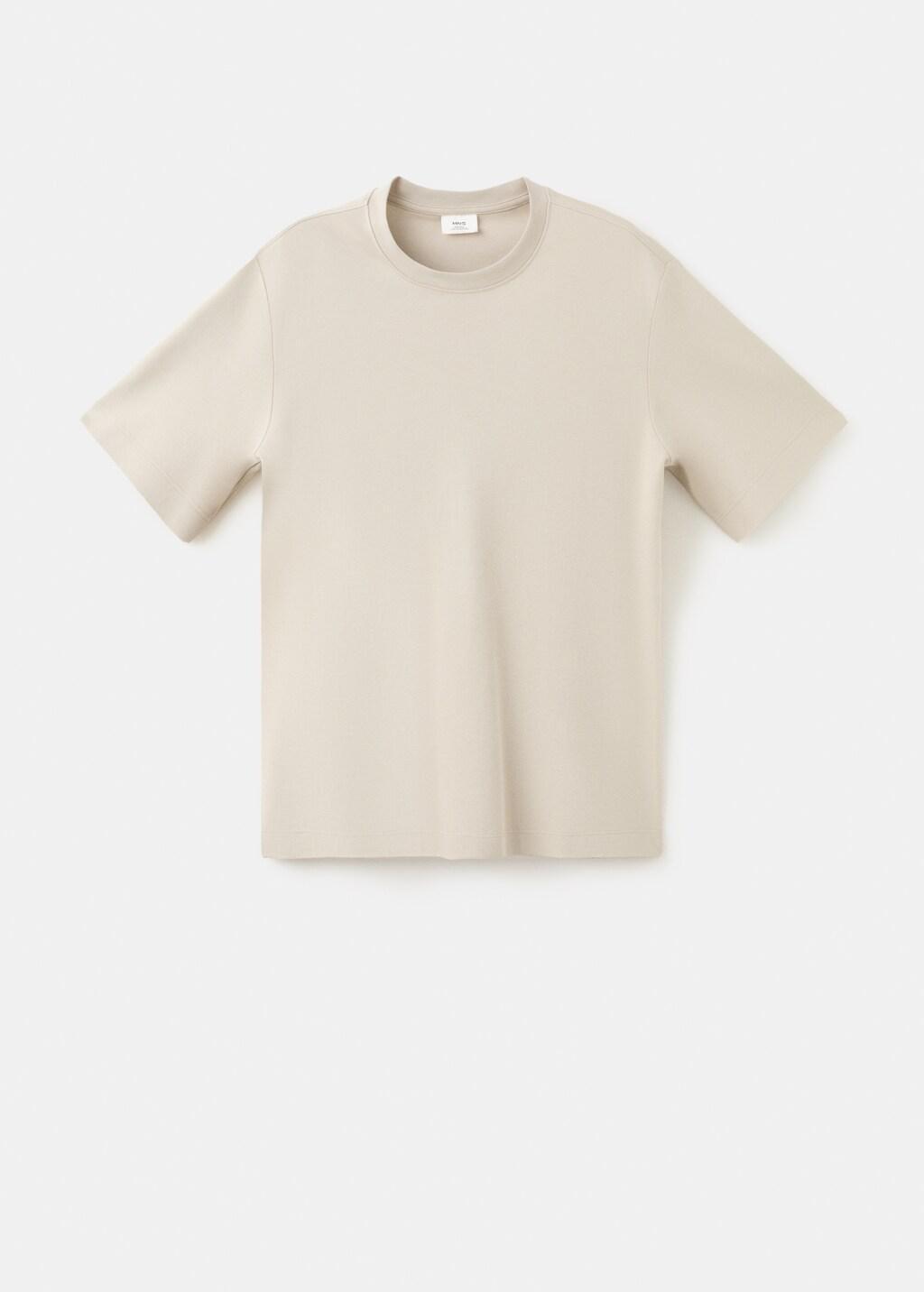 Beige Regular Fit T-Shirt, Light Beige, large image number 7