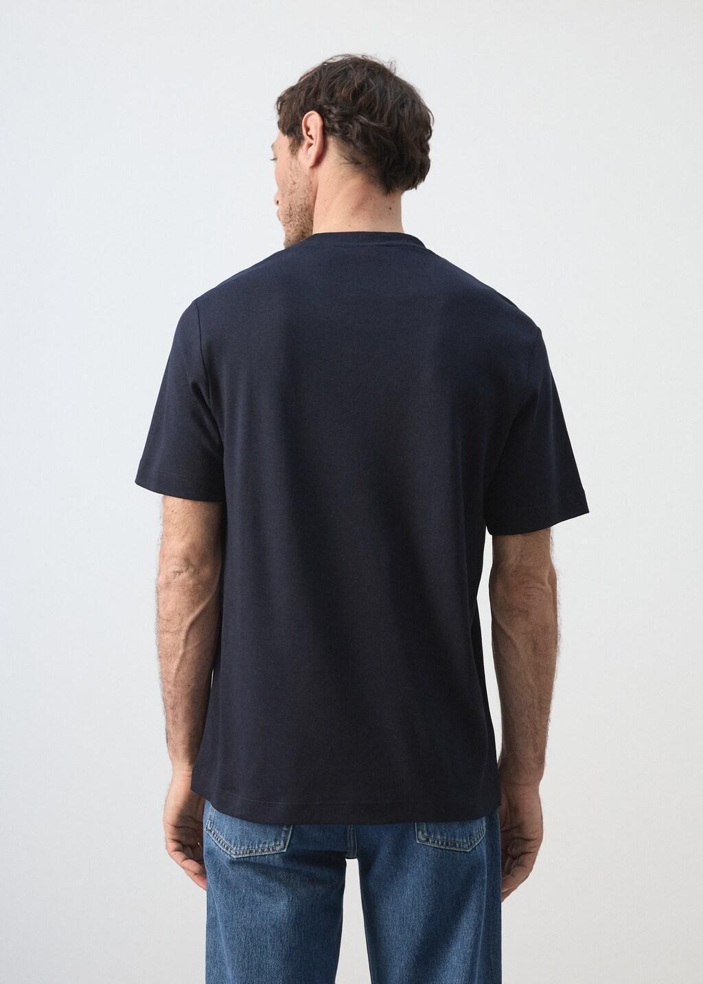 Navy Regular Fit T-Shirt 200Gsm, Navy, large image number 2