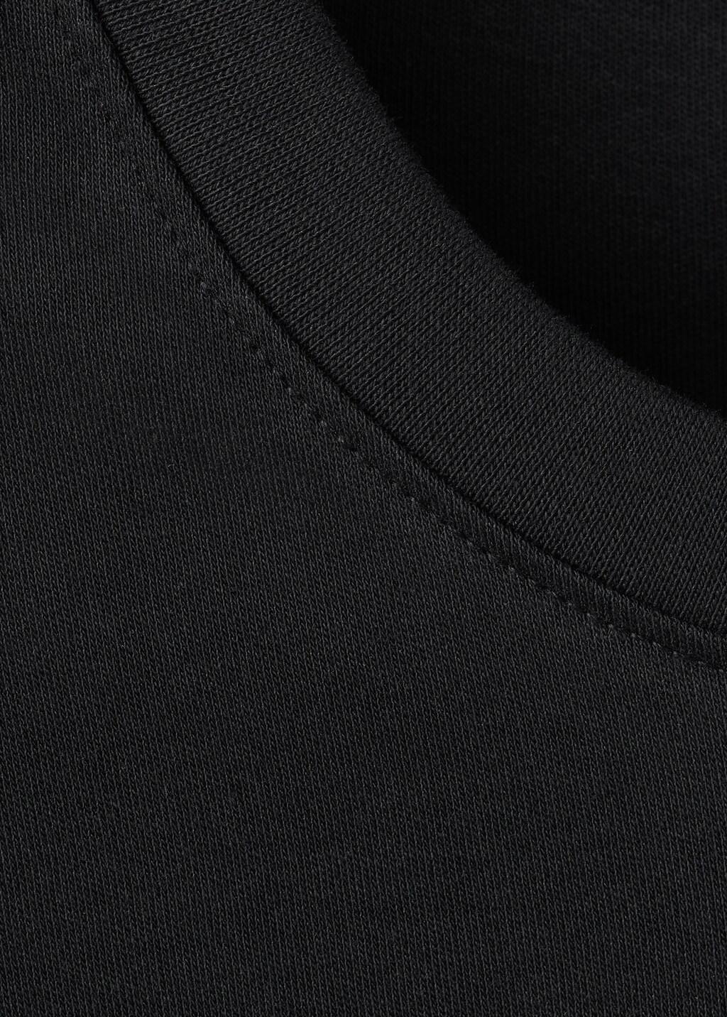 Black Regular Fit T-Shirt 200Gsm, Black, large image number 1